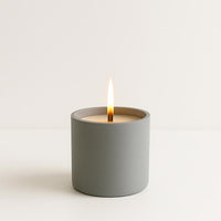 El Yapımı Kokulu Beton Mum – Lavanta, Vanilya, Çikolata Kokuları