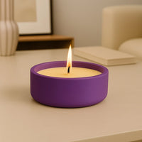 5'li Dekoratif Set – El Yapımı Kapaklı Mum, Vazo ve Mumluk ile Minimal Tasarım