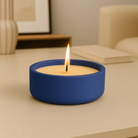 5'li Dekoratif Set – El Yapımı Kapaklı Mum, Vazo ve Mumluk ile Minimal Tasarım