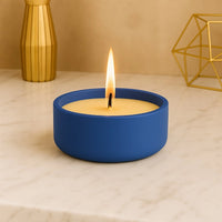 5'li Dekoratif Set – El Yapımı Kapaklı Mum, Vazo ve Mumluk ile Minimal Tasarım